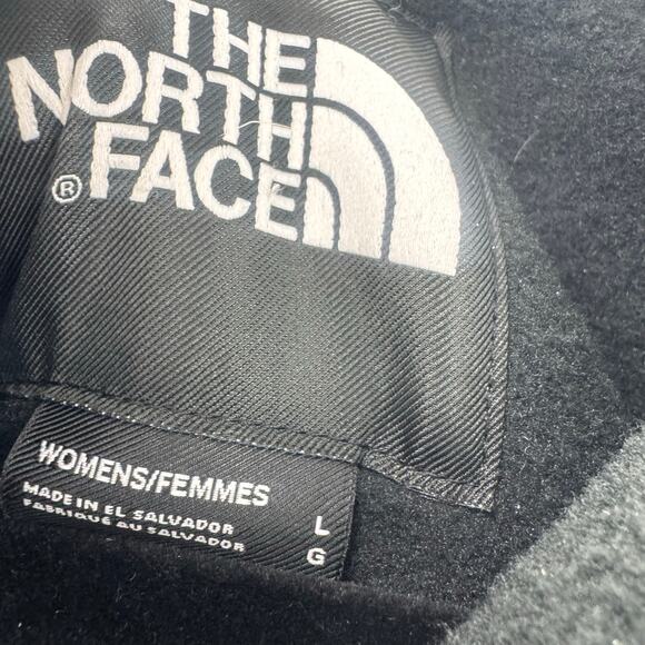 The North Face Full Zip Fleece Denali Hoodie Long Sleeve TNF Black Size L NWT - Picture 11 of 12